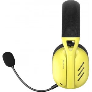 Bluetooth-гарнітура Hator Hyperpunk 2 Wireless Tri-mode Black/Yellow (HTA-857) UA