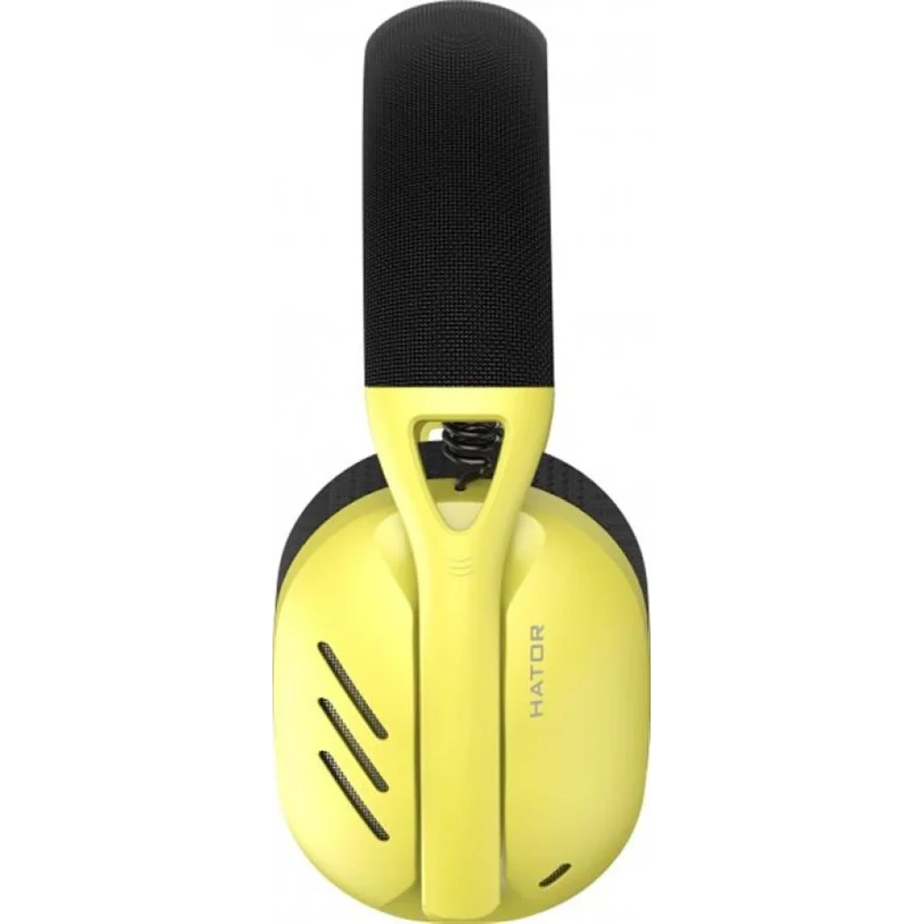 Bluetooth-гарнітура Hator Hyperpunk 2 Wireless Tri-mode Black/Yellow (HTA-857) UA