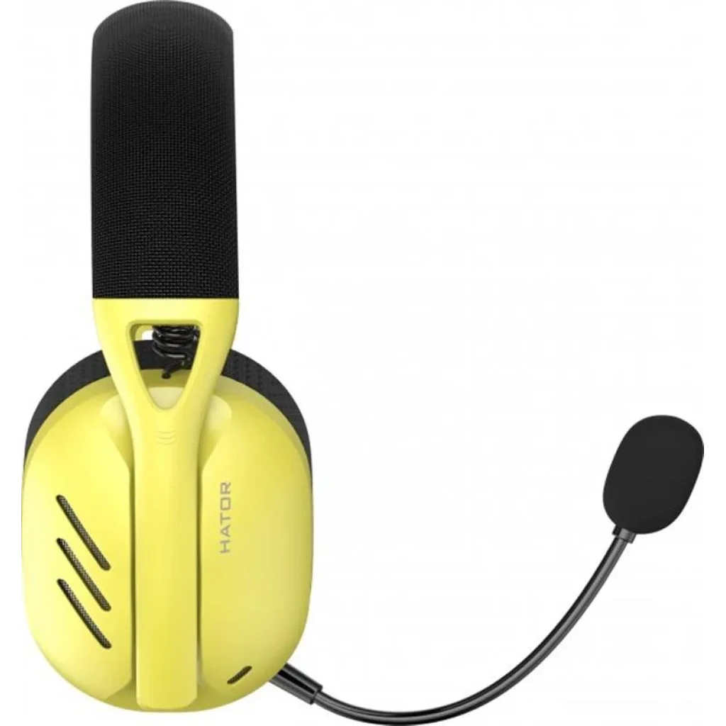 Bluetooth-гарнітура Hator Hyperpunk 2 Wireless Tri-mode Black/Yellow (HTA-857) UA