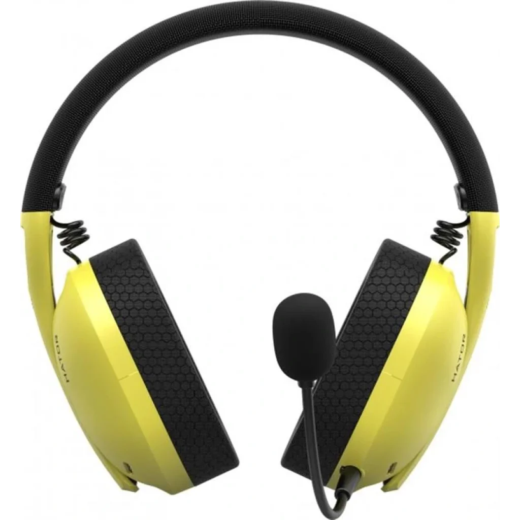 Bluetooth-гарнітура Hator Hyperpunk 2 Wireless Tri-mode Black/Yellow (HTA-857) UA