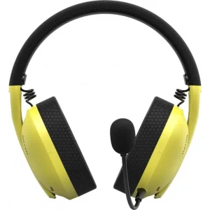 Bluetooth-гарнітура Hator Hyperpunk 2 Wireless Tri-mode Black/Yellow (HTA-857) UA