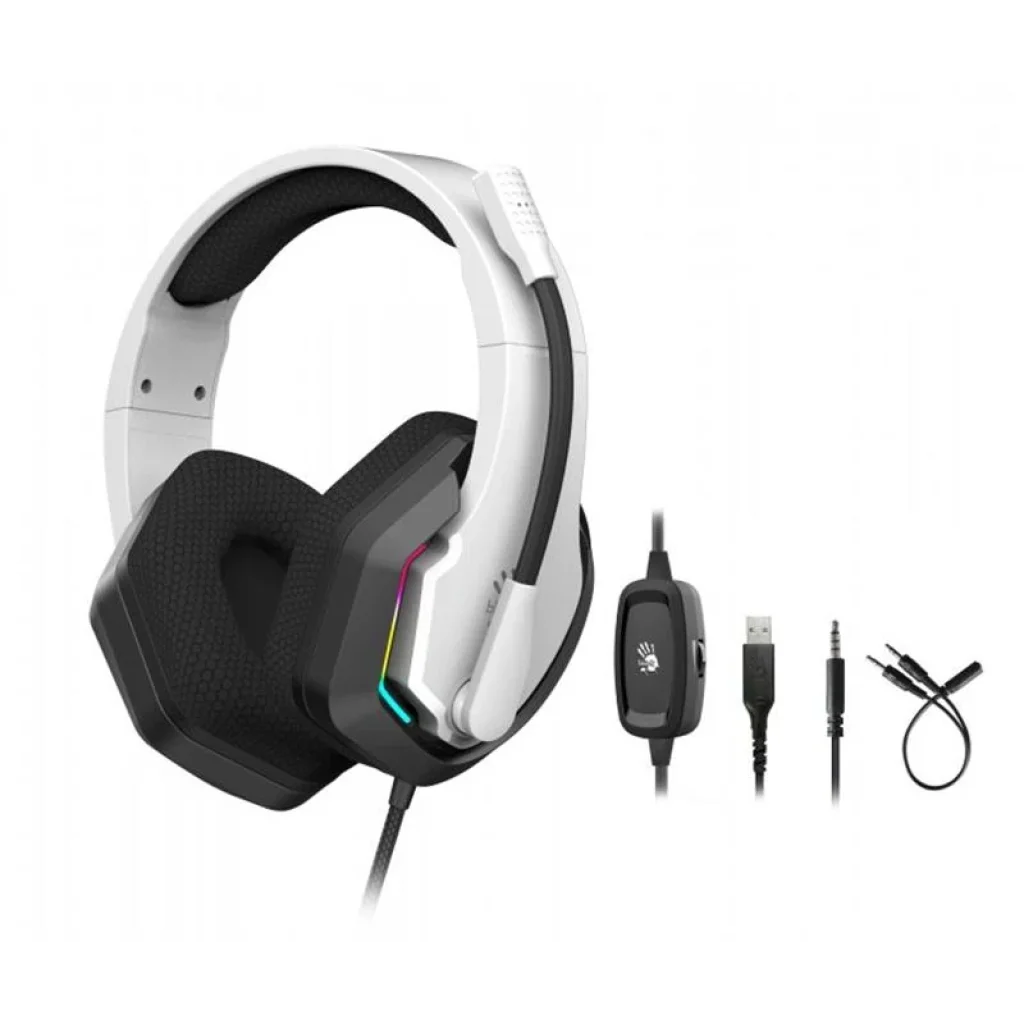 Гарнитура A4Tech Bloody G260p White, G260p (White) UA