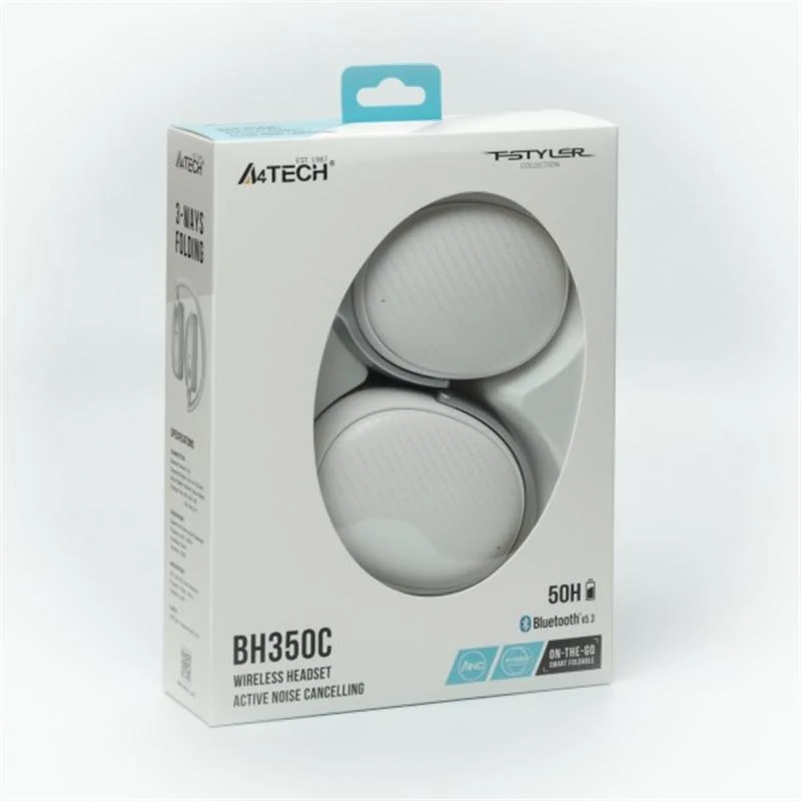 Bluetooth-гарнітура A4Tech Fstyler BH350C White, BH350C (White) UA