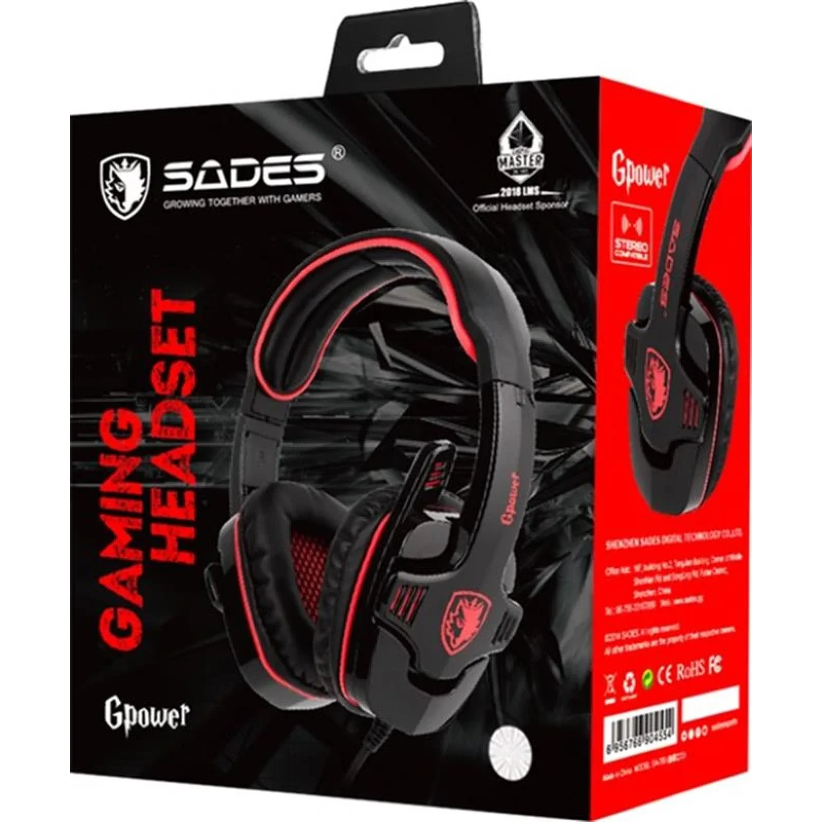 Гарнітура Sades SA-708GT Black/Red (sa708brj) UA