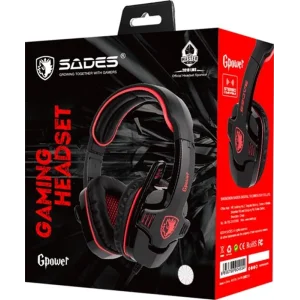 Гарнітура Sades SA-708GT Black/Red (sa708brj) UA
