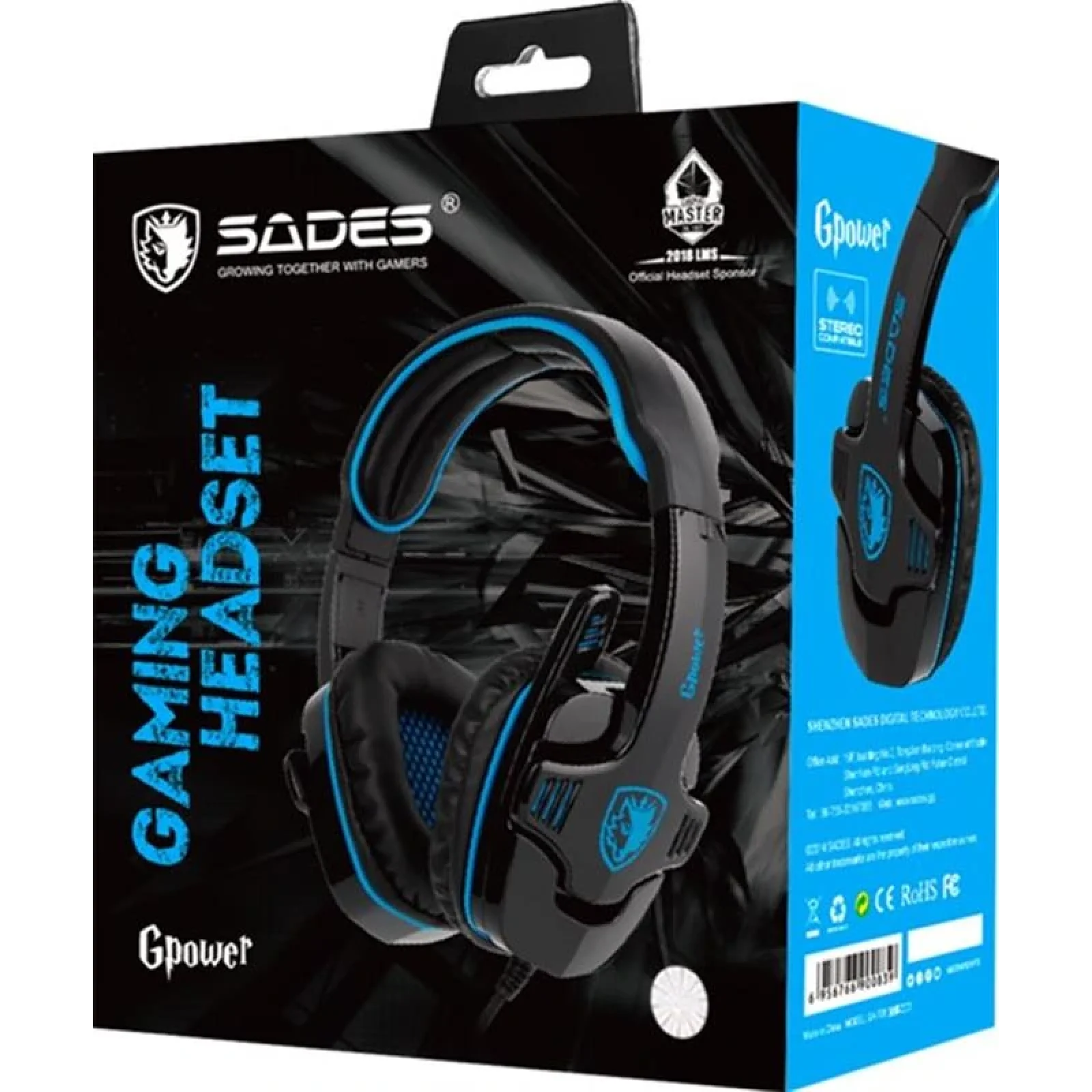 Гарнітура Sades SA-708GT Black/Blue (sa708blj) UA