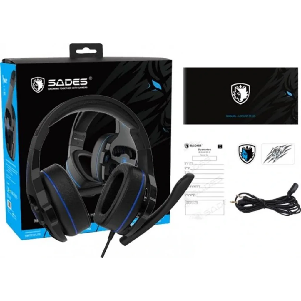 Гарнитура Sades SA-726 Ppower Black/Blue (sa726blj) UA