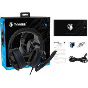 Гарнитура Sades SA-726 Ppower Black/Blue (sa726blj) UA