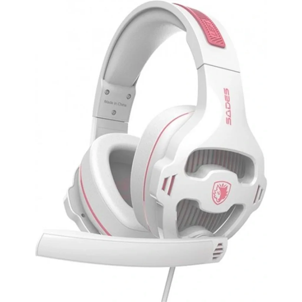 Гарнітура Sades SA-726 Ppower White/Pink (sa726wpj) UA