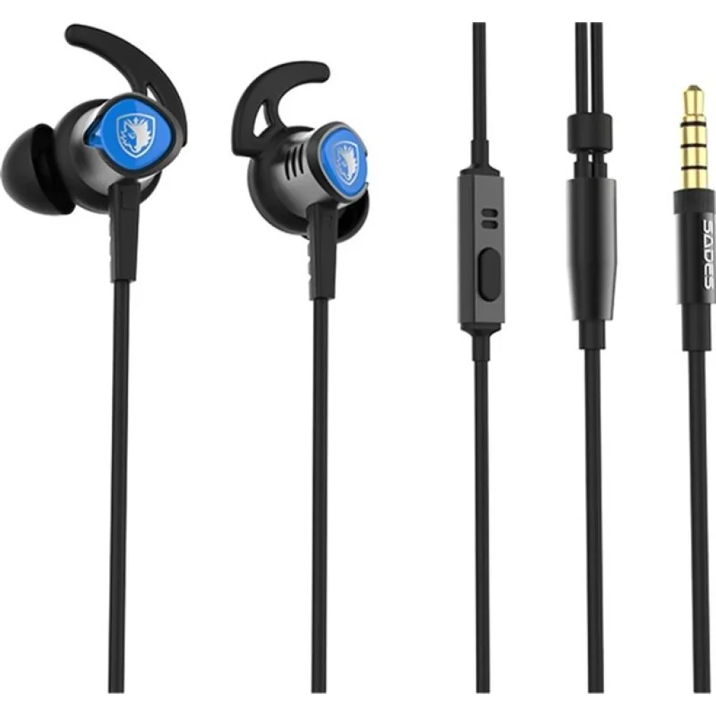 Гарнитура Sades SA-606 Wings 20 Black/Blue (sa606blj) UA