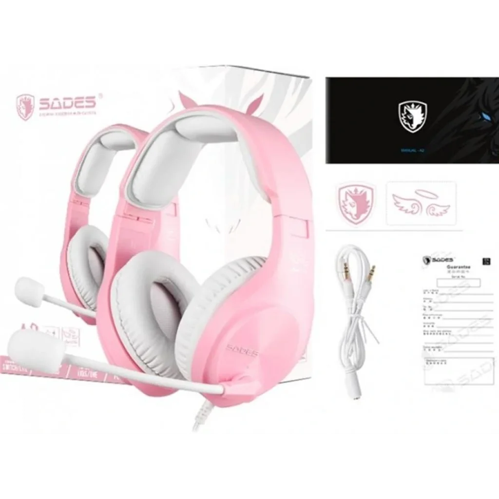 Гарнитура Sades A2 Pink (saa2pkj) UA
