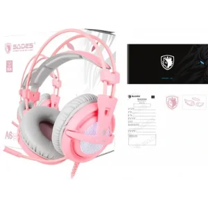 Гарнітура Sades A6 Pink (saa6pku) UA