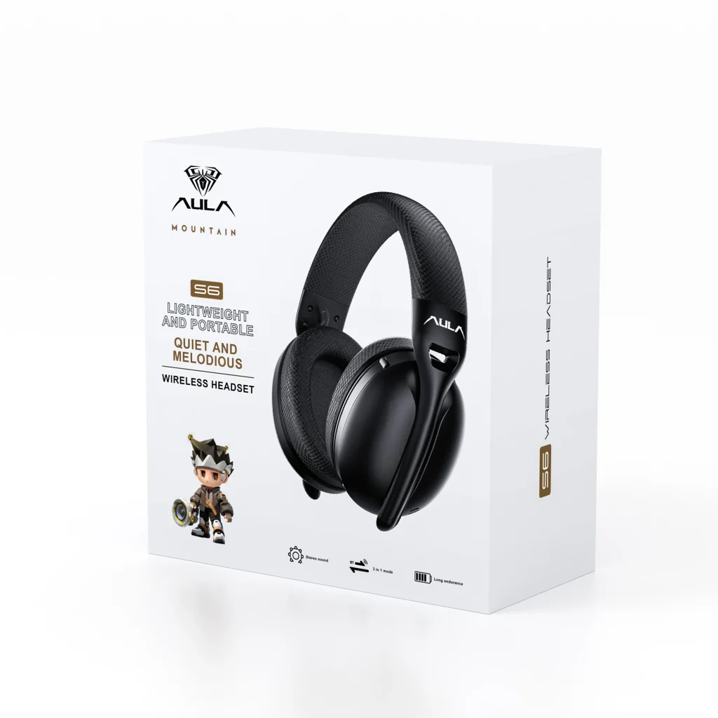 Гарнітура Aula S6 Wireless Headset Black (6948391235554) UA