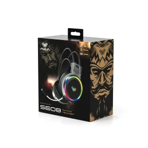 Гарнітура Aula S608 Wired Gaming Headset Black (6948391235509) UA