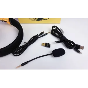 Bluetooth-гарнітура Hator Hyperpunk 2 Wireless Tri-mode Black/Yellow (HTA-857) UA