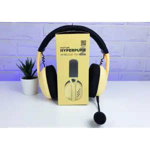 Bluetooth-гарнітура Hator Hyperpunk 2 Wireless Tri-mode Black/Yellow (HTA-857) UA