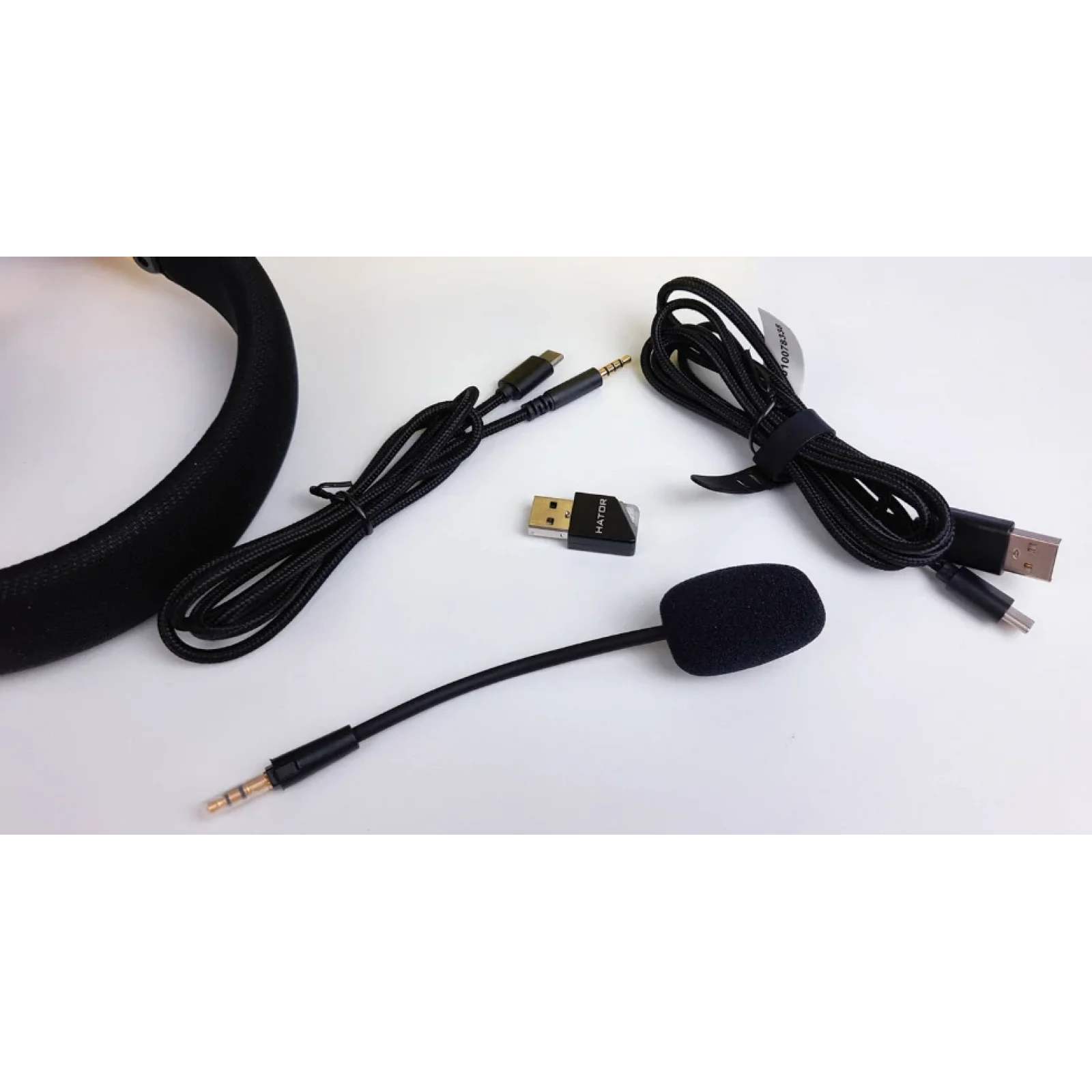Bluetooth-гарнітура Hator Hyperpunk 2 Wireless Tri-mode Black/Lilac (HTA-859) UA