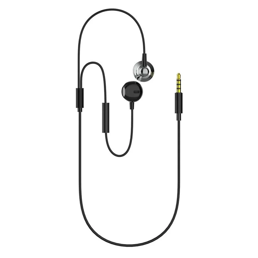 Гарнитура ColorWay Slim 3.5 mm Wired Earphone Blast 1 Black (CW-WD01BK) UA