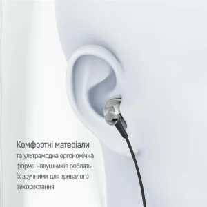 Гарнитура ColorWay Slim 3.5 mm Wired Earphone Blast 1 Black (CW-WD01BK) UA