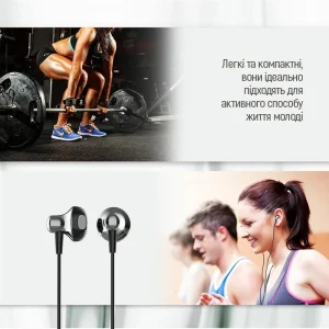 Гарнитура ColorWay Slim 3.5 mm Wired Earphone Blast 1 Black (CW-WD01BK) UA