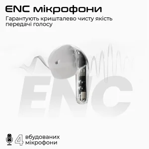 Bluetooth-гарнитура HiFuture FlyBuds3 White (flybuds3.white) UA