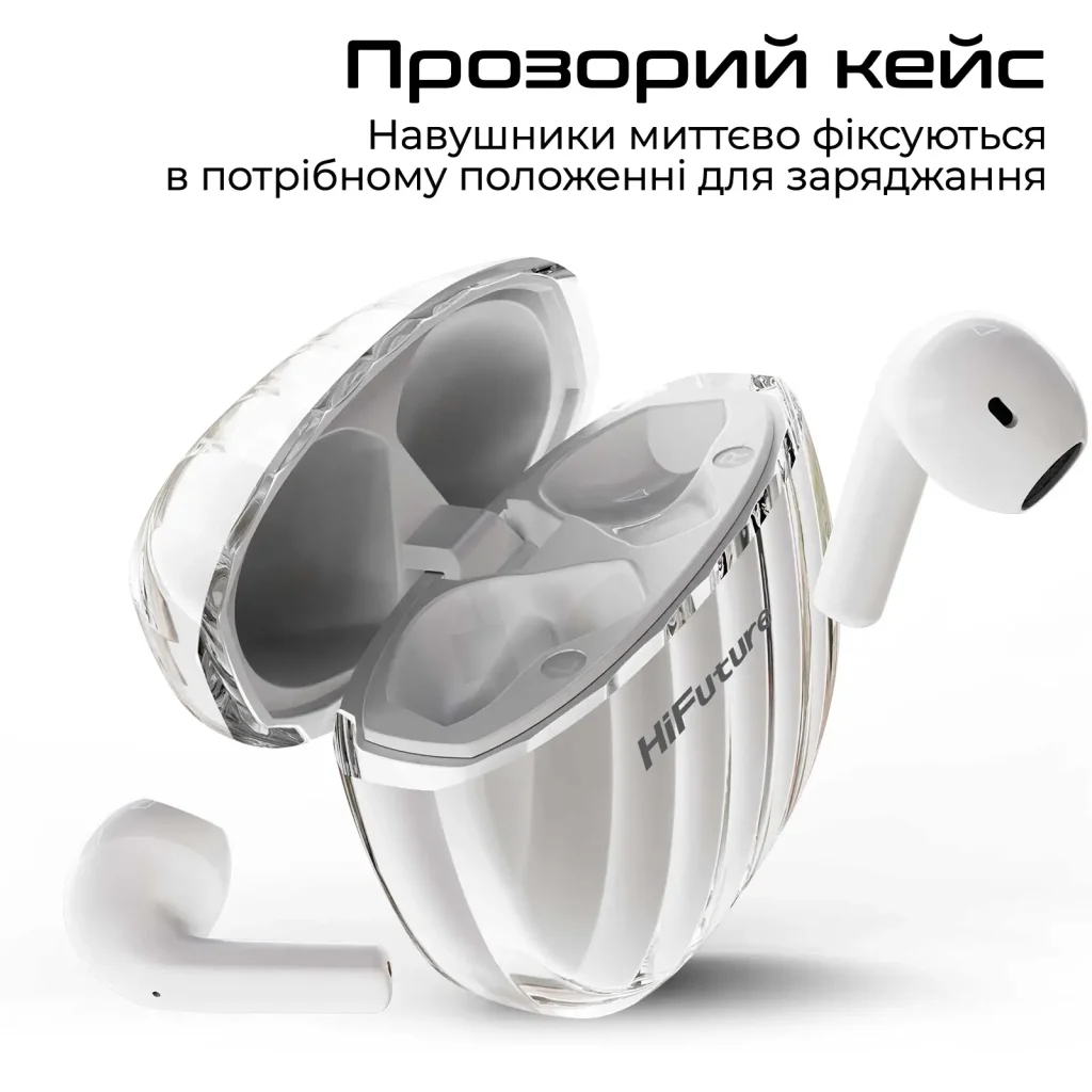 Bluetooth-гарнитура HiFuture FlyBuds3 White (flybuds3.white) UA