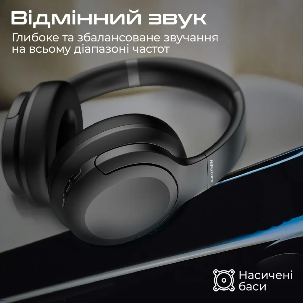 Bluetooth-гарнітура HiFuture FutureTour Black (futuretour.black) UA
