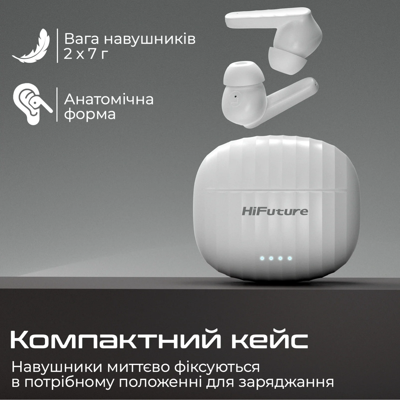 Bluetooth-гарнитура HiFuture SonicBliss White (sonicbliss.white) UA