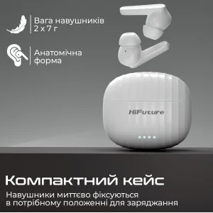Bluetooth-гарнитура HiFuture SonicBliss White (sonicbliss.white) UA