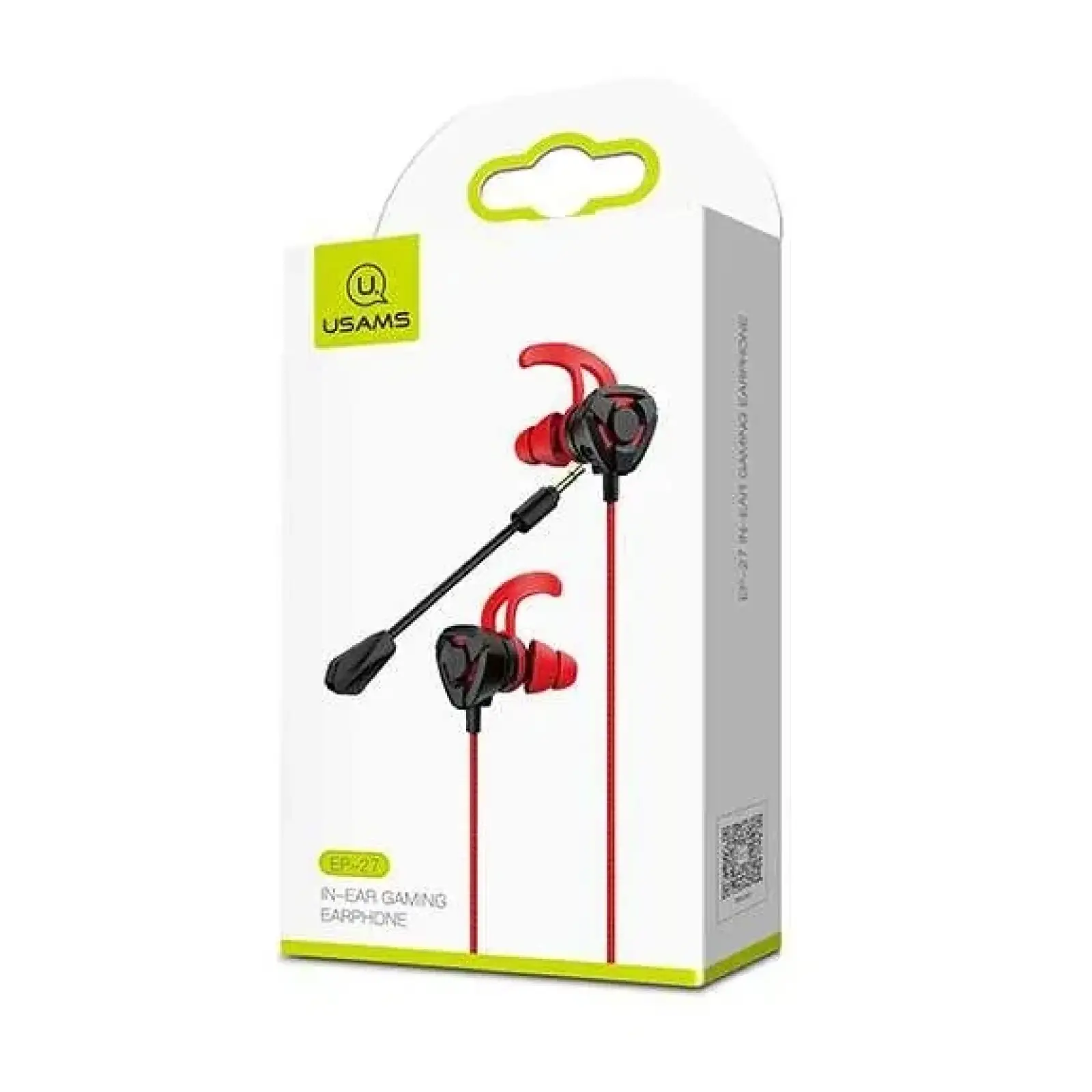Гарнітура Usams EP-27 Gaming Red-Black (HSEP2701) UA