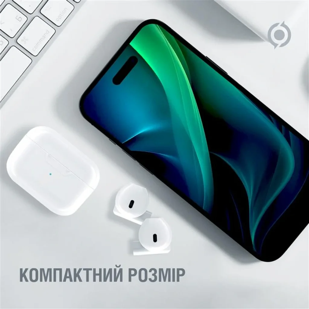 Bluetooth-гарнітура Piko TWS-MiniJack White (1283126583407) UA
