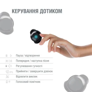 Bluetooth-гарнітура Piko TWS-MusicBox Black (1283126583414) UA