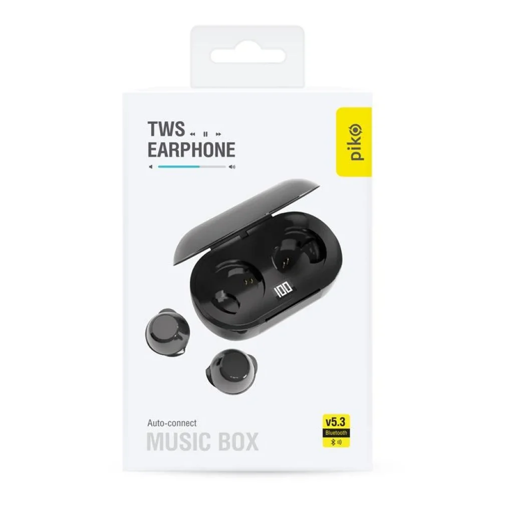 Bluetooth-гарнітура Piko TWS-MusicBox Black (1283126583414) UA