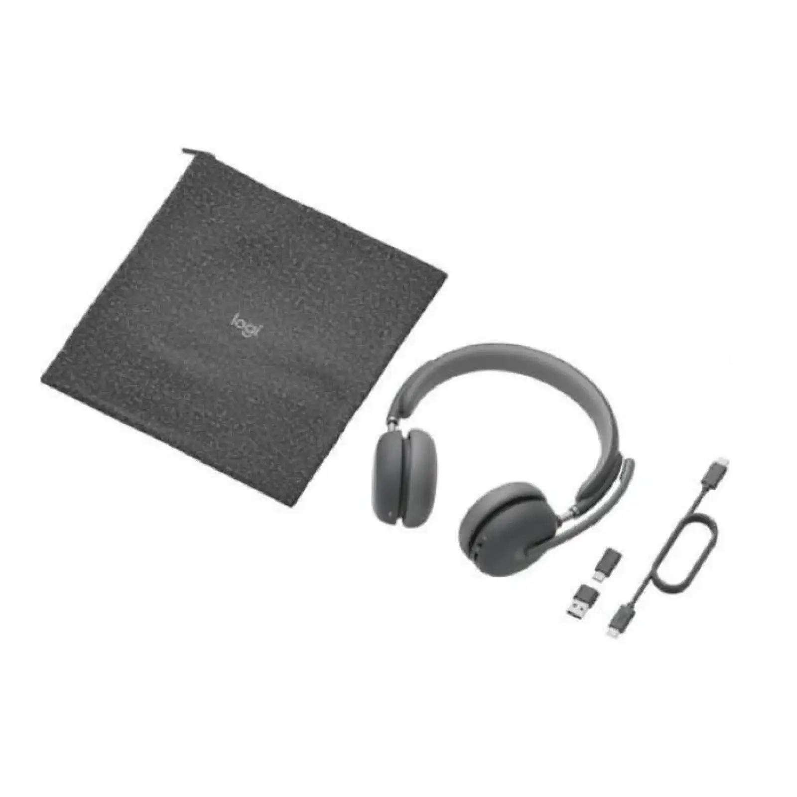 Bluetooth-гарнітура Logitech Zone 2 for Business Wireless/Bluetooth UC Graphite (981-001152) UA