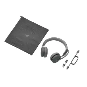 Bluetooth-гарнітура Logitech Zone 2 for Business Wireless/Bluetooth UC Graphite (981-001152) UA
