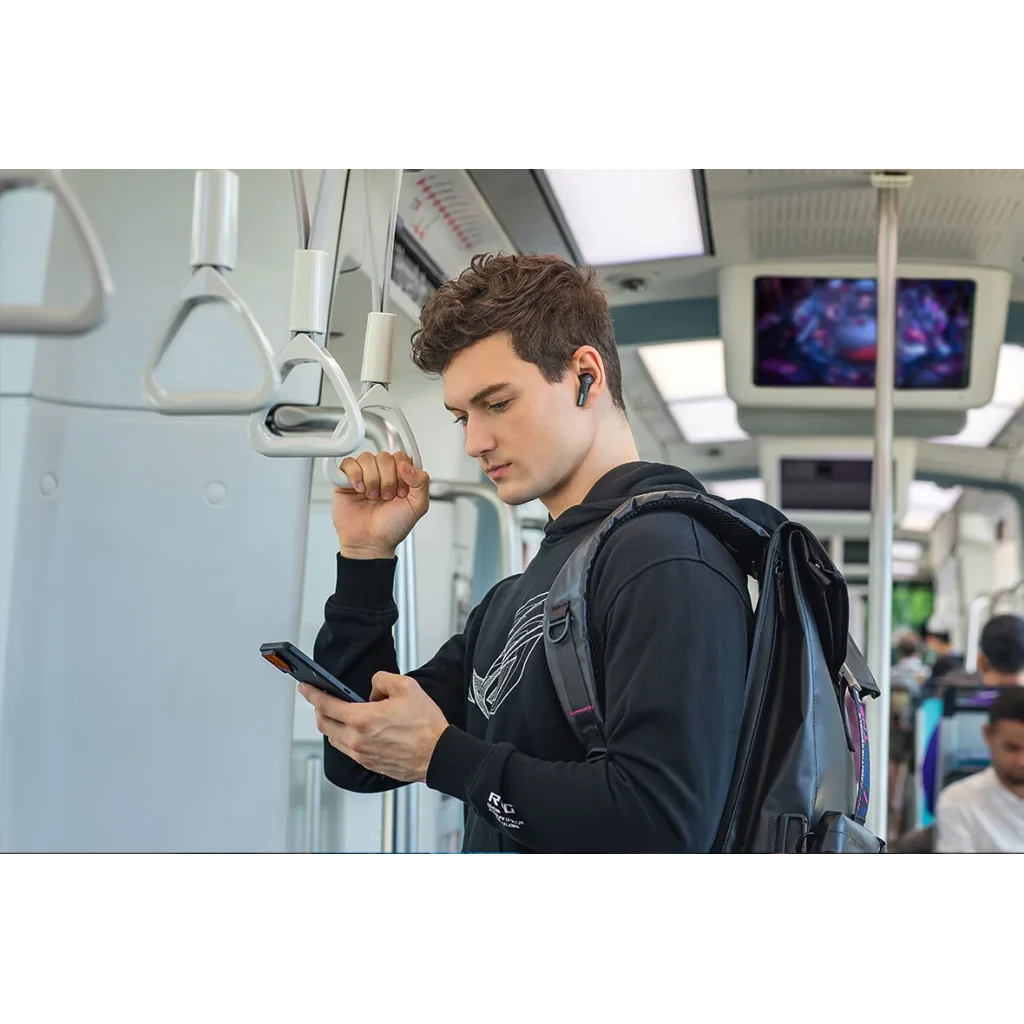 Bluetooth-гарнітура Asus ROG Cetra True Wireless SpeedNova Black (90YH03Y0-BTUA00) UA