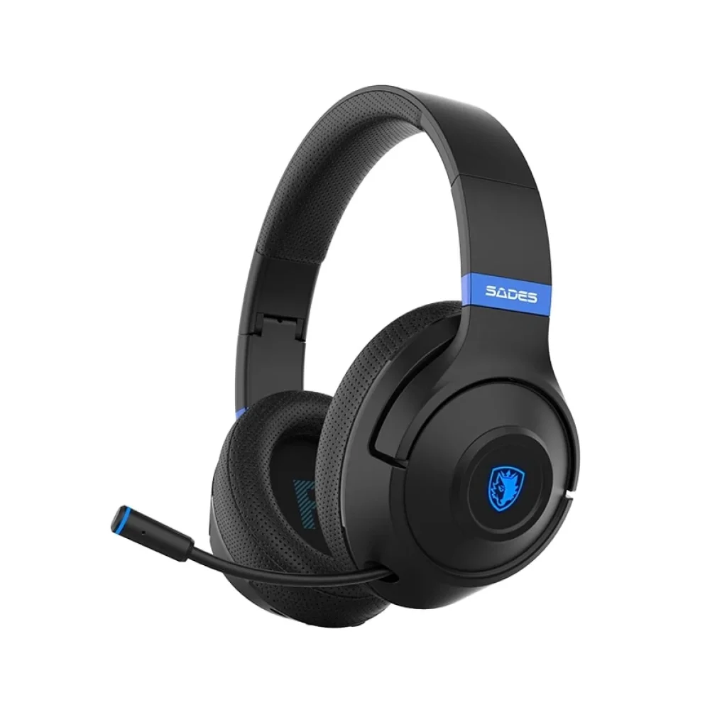 Bluetooth-гарнитура Sades SA-205 Whisper Black/Blue (sa205bkb) UA