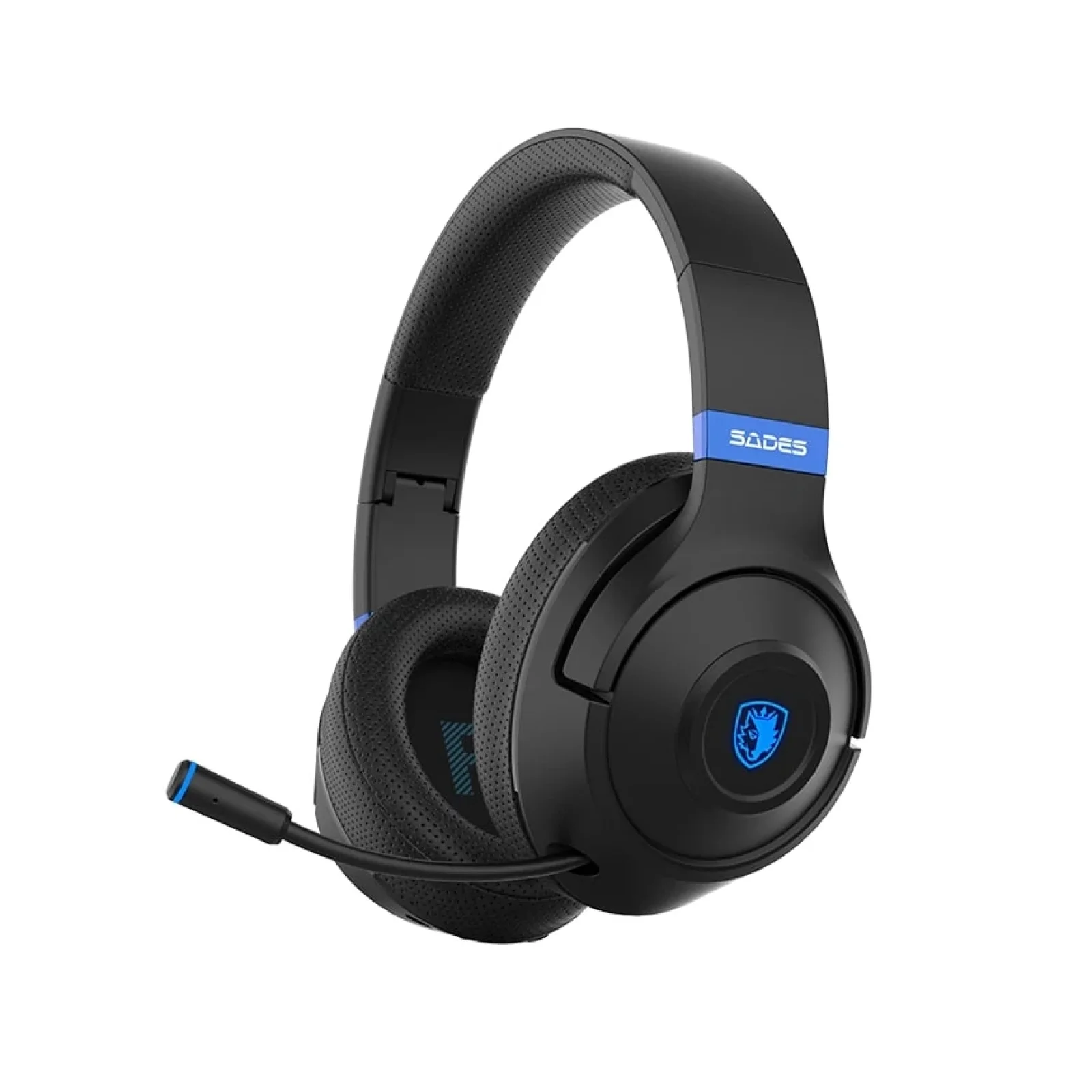 Bluetooth-гарнітура Sades SA-205 Whisper Black/Blue (sa205bkb) UA