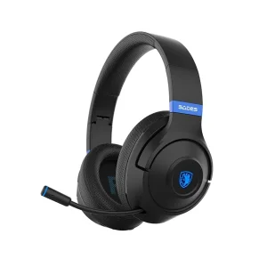 Bluetooth-гарнитура Sades SA-205 Whisper Black/Blue (sa205bkb) UA
