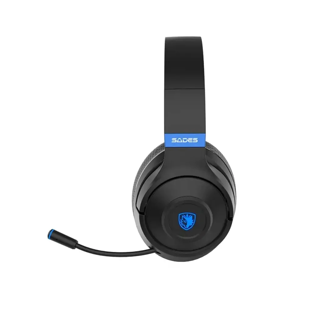 Bluetooth-гарнитура Sades SA-205 Whisper Black/Blue (sa205bkb) UA