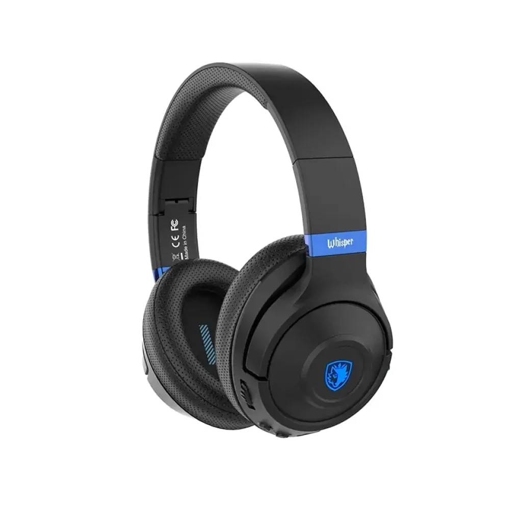 Bluetooth-гарнитура Sades SA-205 Whisper Black/Blue (sa205bkb) UA