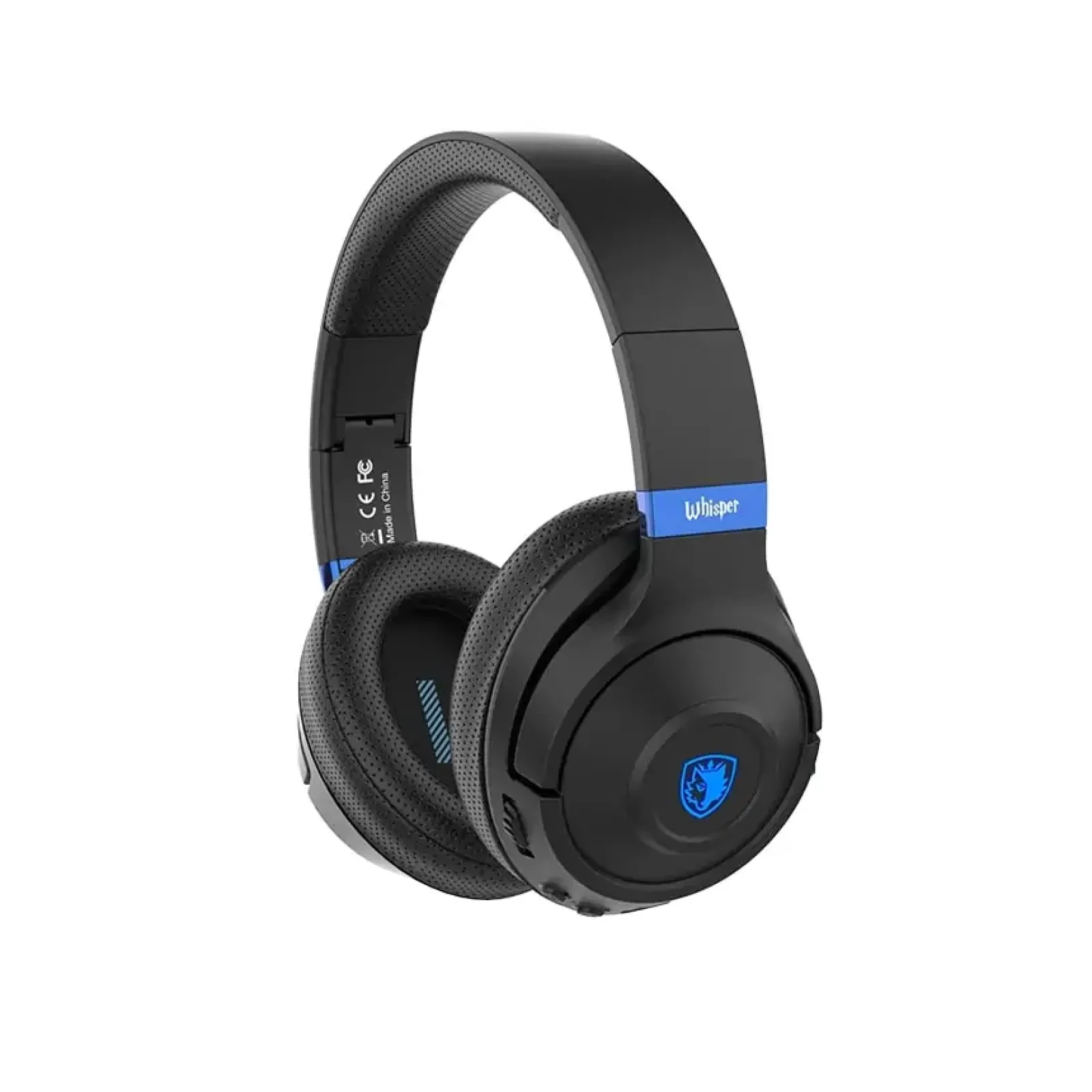 Bluetooth-гарнітура Sades SA-205 Whisper Black/Blue (sa205bkb) UA