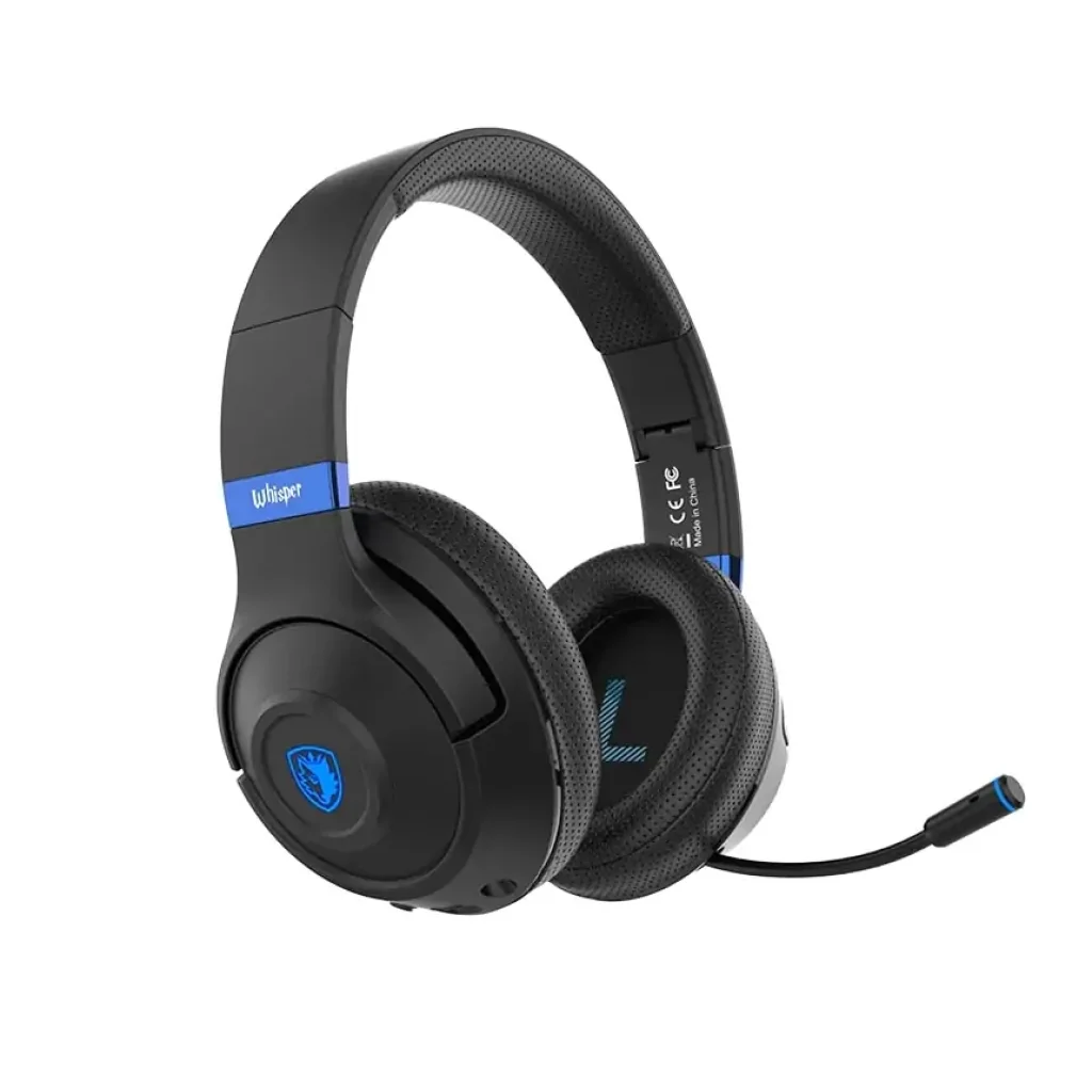 Bluetooth-гарнитура Sades SA-205 Whisper Black/Blue (sa205bkb) UA