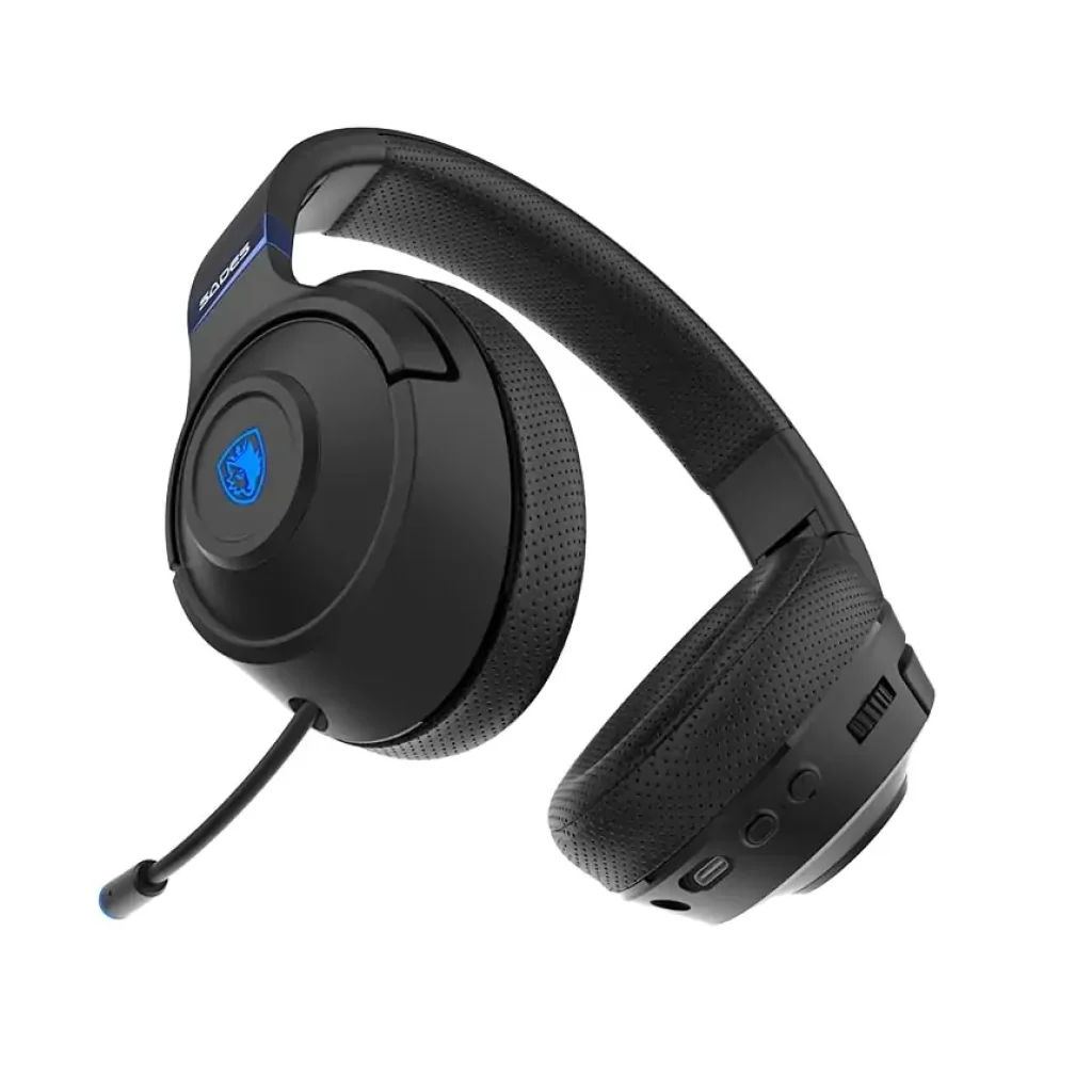 Bluetooth-гарнитура Sades SA-205 Whisper Black/Blue (sa205bkb) UA