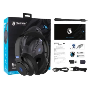 Гарнітура Sades SA-202 Runner Black/Blue (sa202bkb) UA