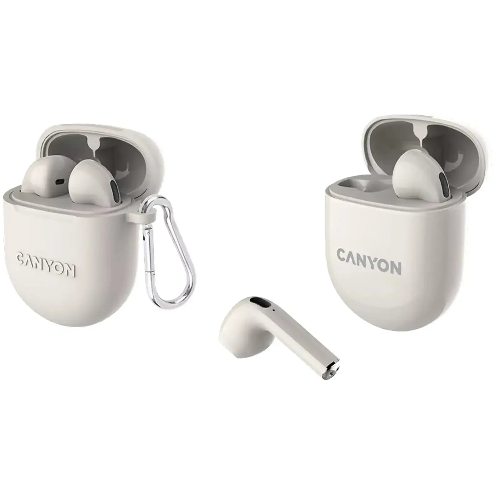 Bluetooth-гарнитура Canyon TWS-6 Beige (CNS-TWS6BE) UA