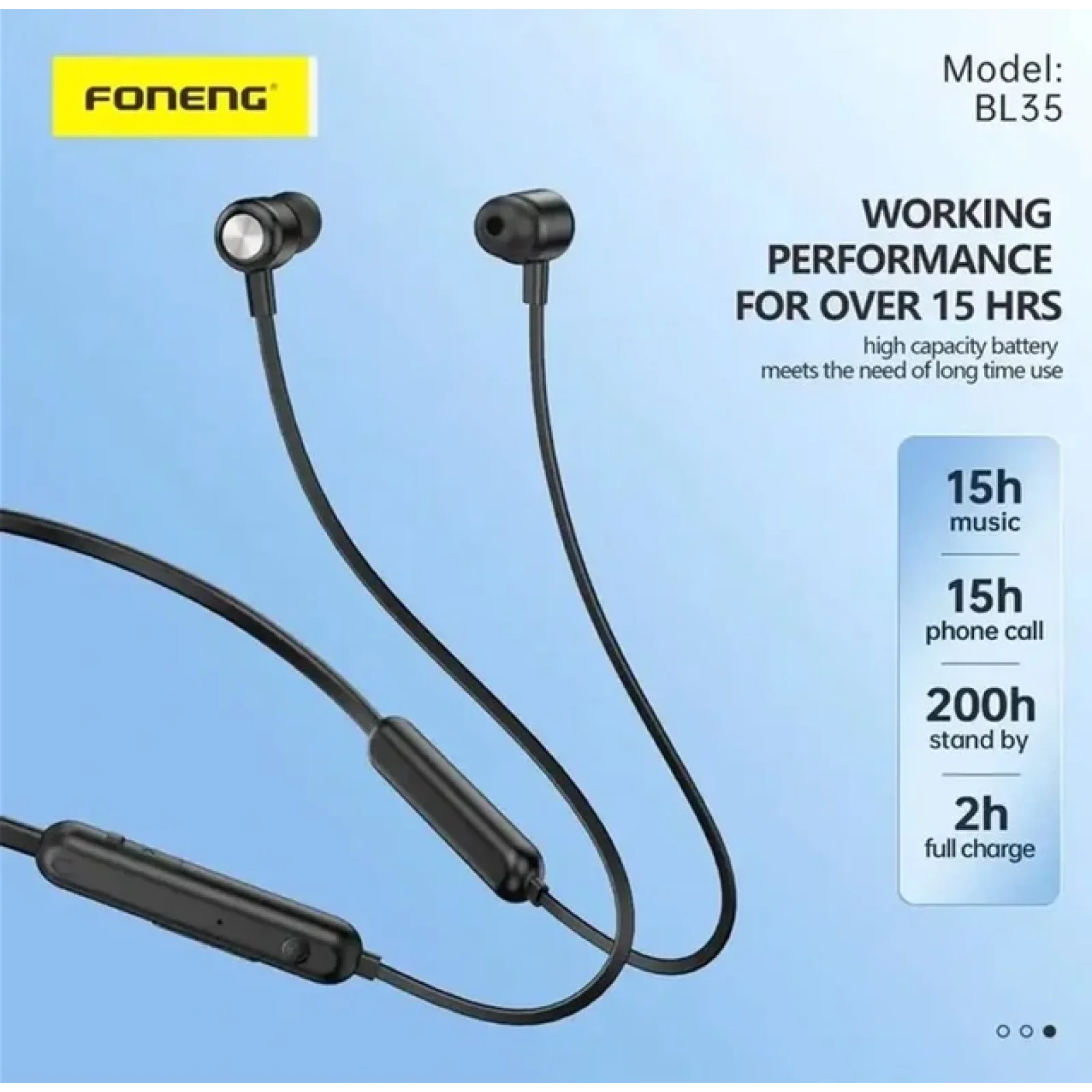 Bluetooth-гарнітура Foneng Neckband Sport (BL35) UA