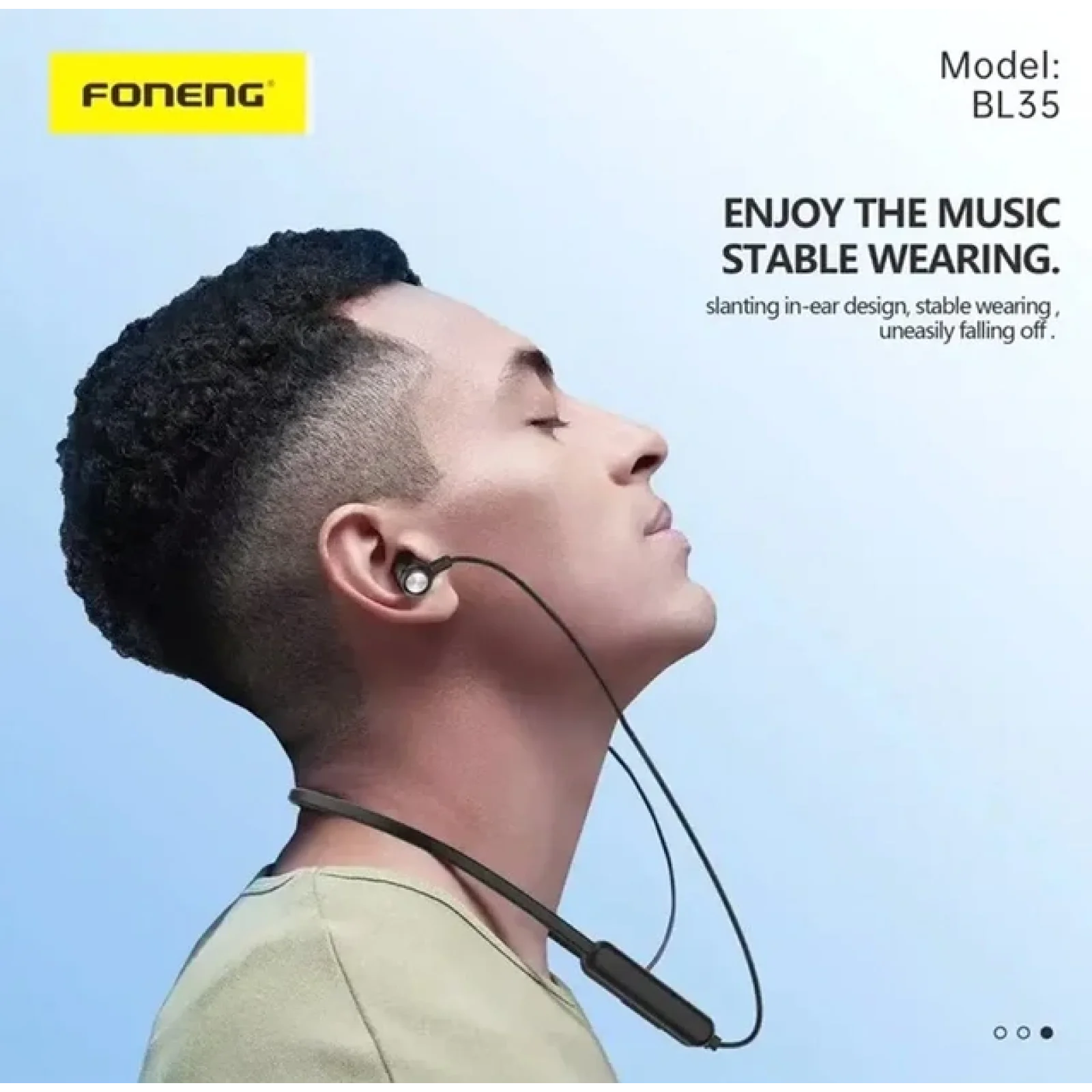 Bluetooth-гарнітура Foneng Neckband Sport (BL35) UA