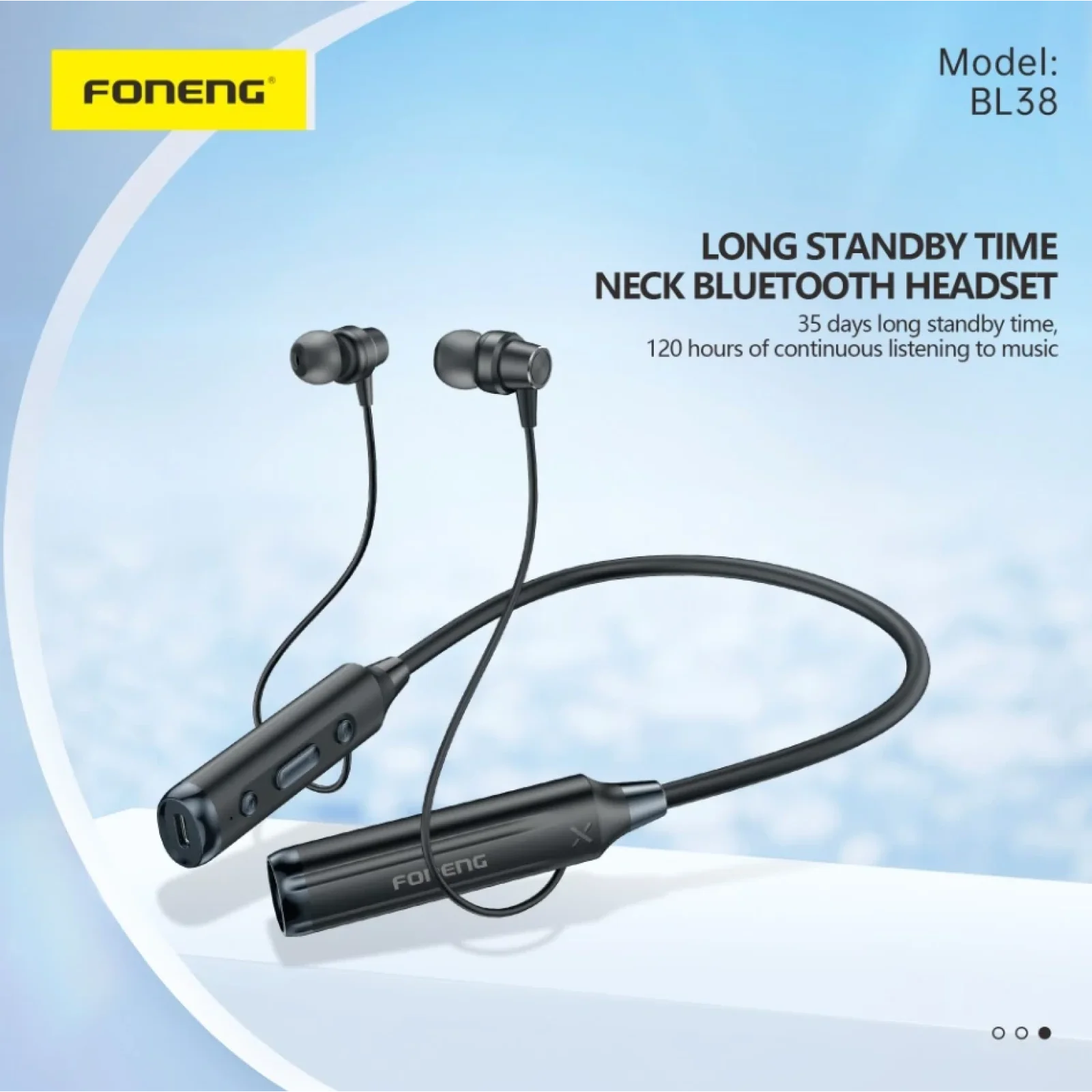Bluetooth-гарнітура Foneng Neckband Sport (BL38) UA
