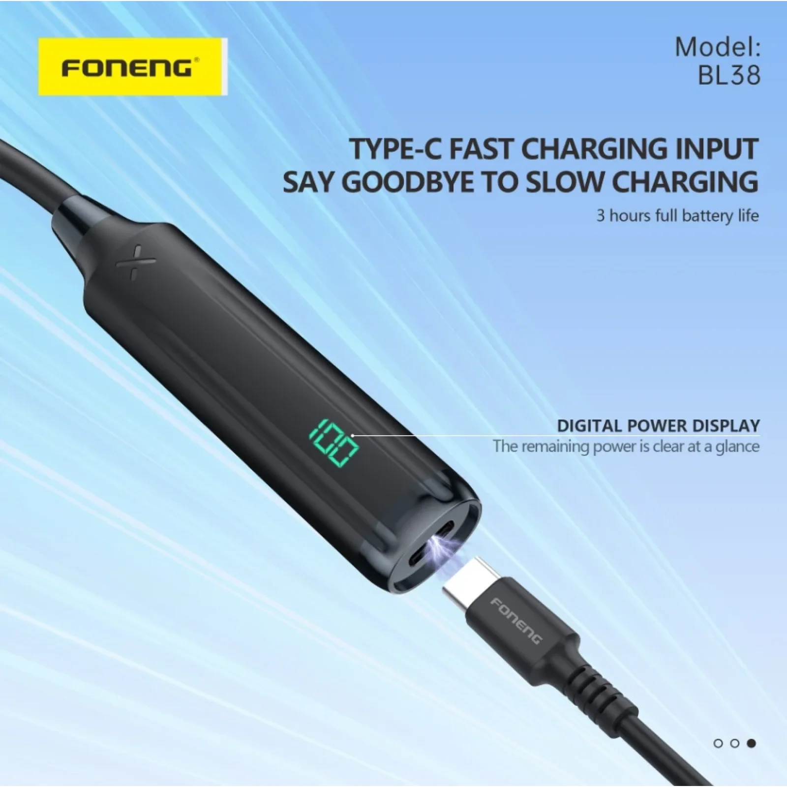 Bluetooth-гарнітура Foneng Neckband Sport (BL38) UA